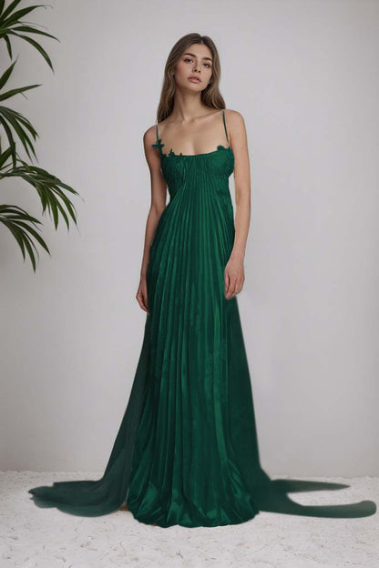 Fashion Chic Spaghetti Straps Prom Dress