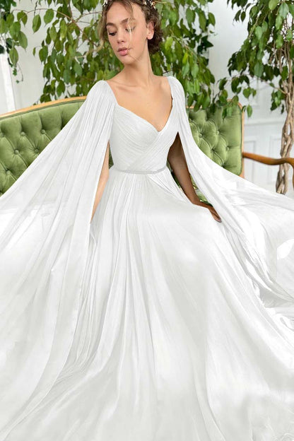 Elegant Green Long Puffy Sleeves Formal Prom Dress Sweetheart Tulle With Split
