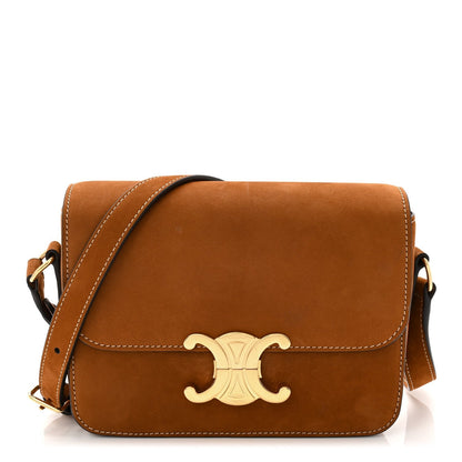 Nubuck Calfskin Teen Triomphe Camel