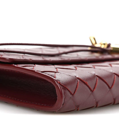 Nappa Intrecciato Long Andiamo Top Handle Clutch Barolo