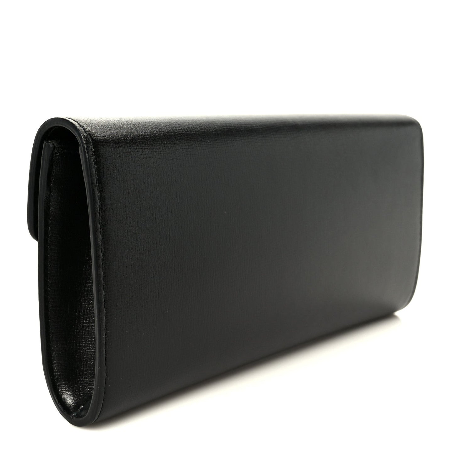 Textured Calfskin Torchon GG Broadway Envelope Clutch Black