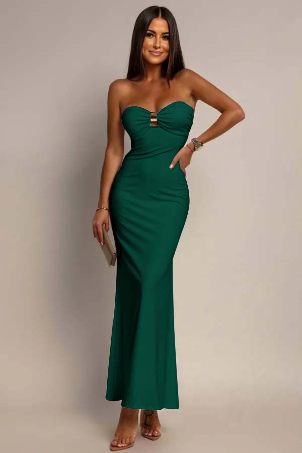 White Sleeveless Sweetheart Mermaid Long Prom Dress