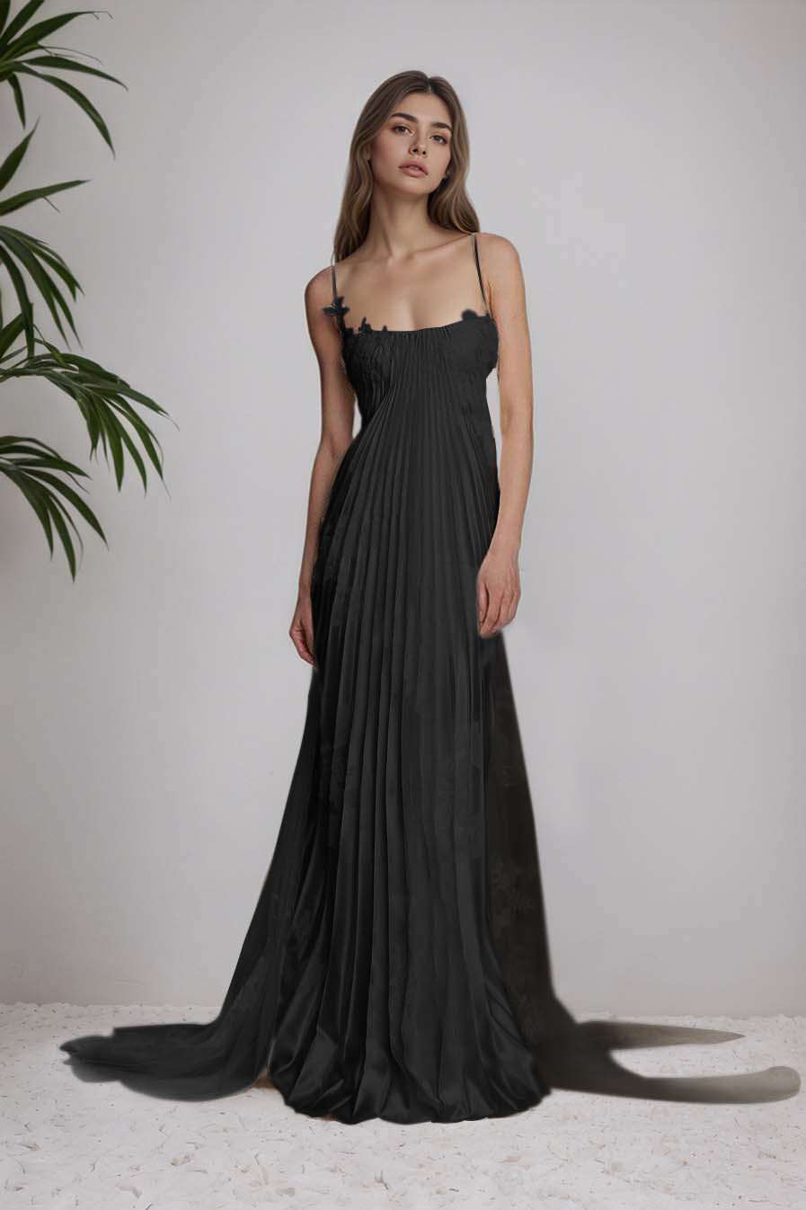 Fashion Chic Spaghetti Straps Prom Dress
