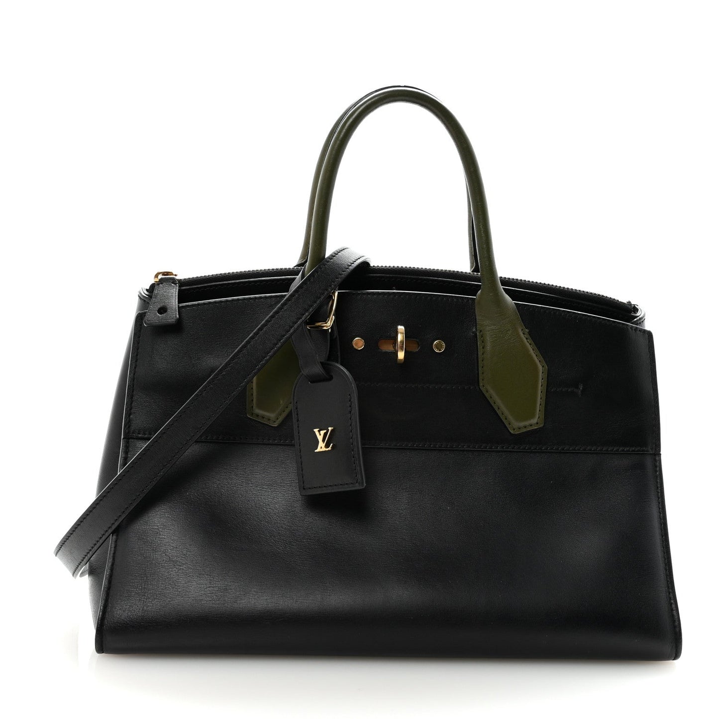 Calfskin City Steamer EW Kaki Blue Black