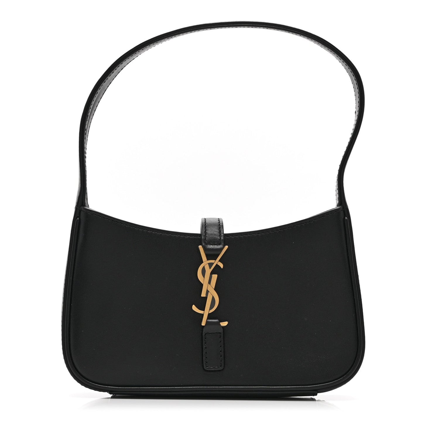 Smooth Calfskin Le 5 A 7 Mini Hobo Black
