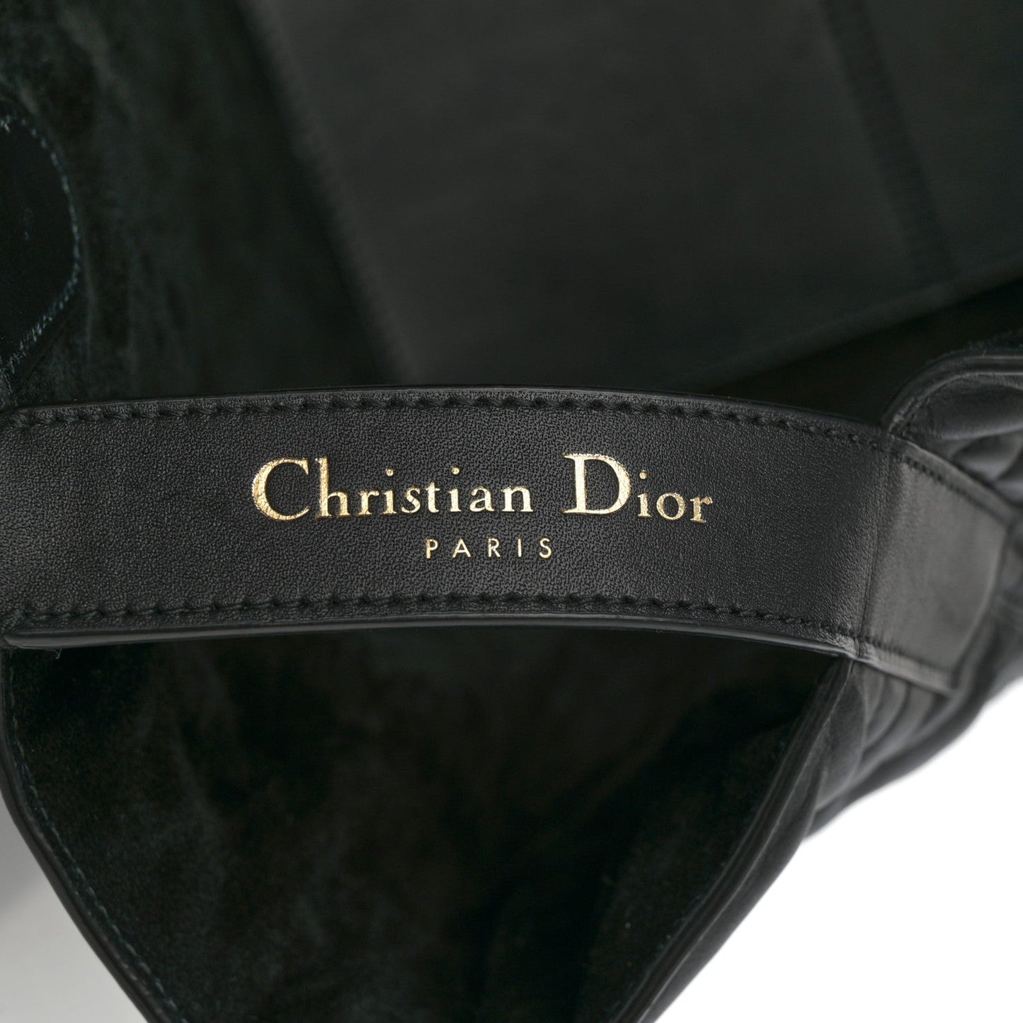 Calfskin Macrocannage Large Toujours Black