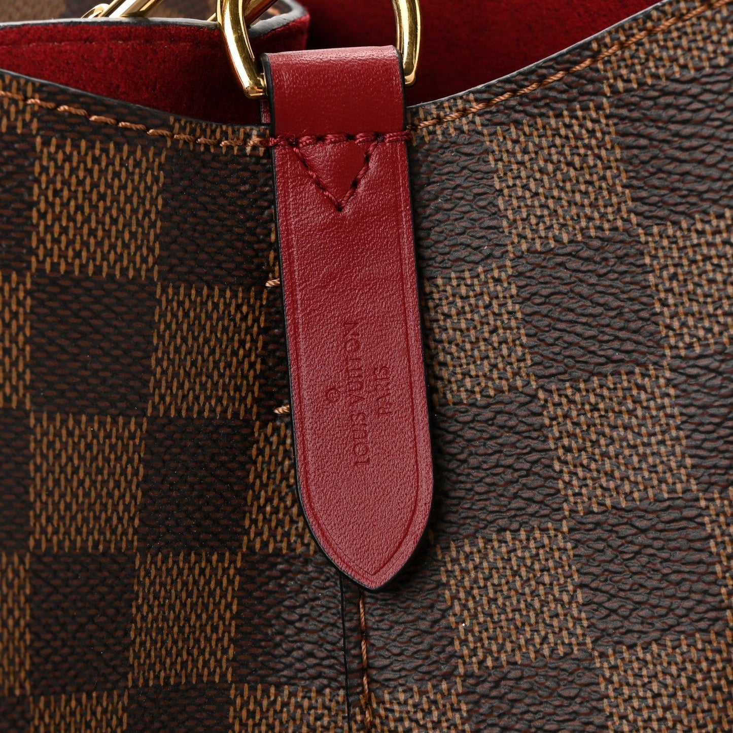 Damier Ebene Neonoe MM Cherry Berry