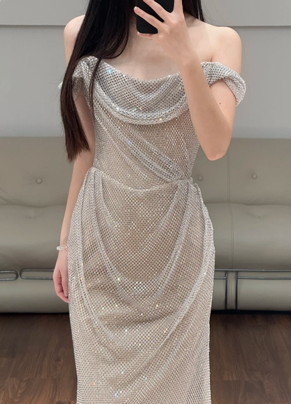 Off The Shoulder Mermaid Prom Dress 21st Birthday Outfit  fg8619