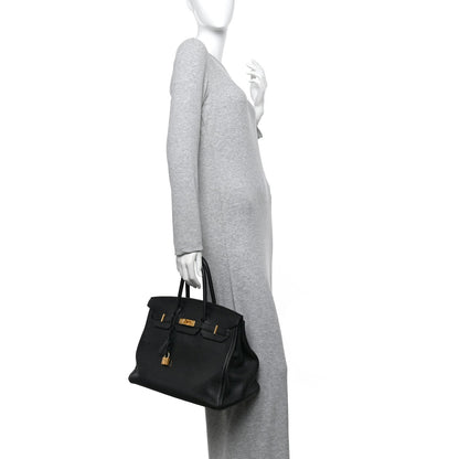 Togo Birkin 35 Black