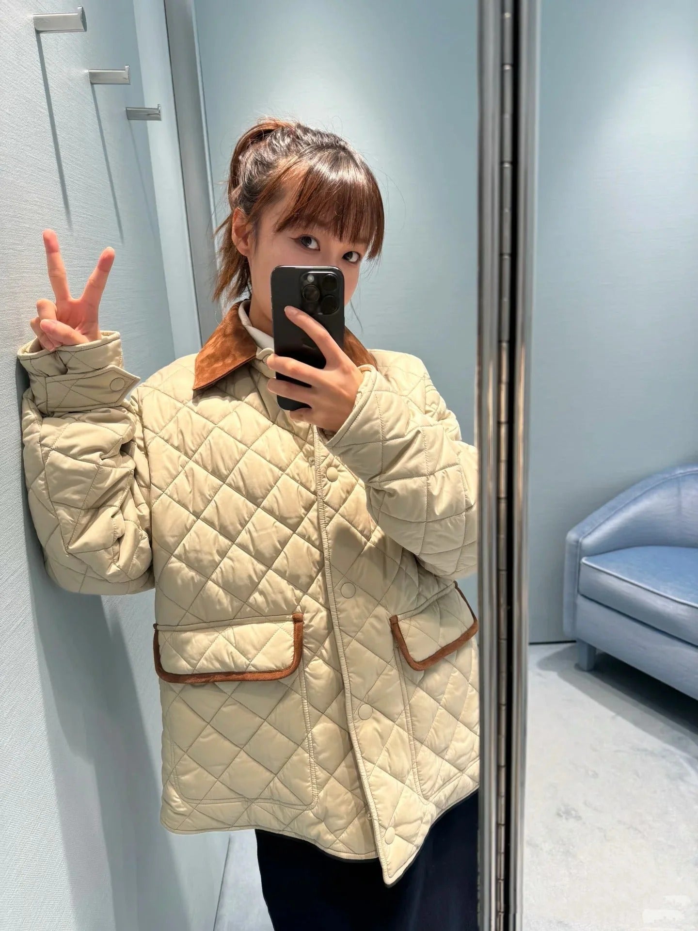 MIUMIU COTTON DOWN JACKET STYLE 45