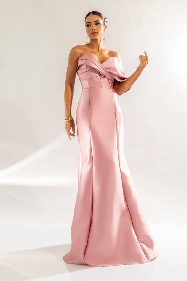 One Shoulder Long Prom Dress