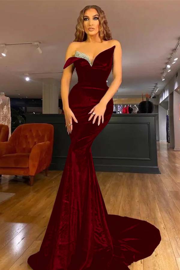 Glamorous Mermaid Evening Dress With Appliques