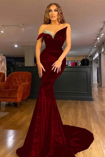 Glamorous Mermaid Evening Dress With Appliques