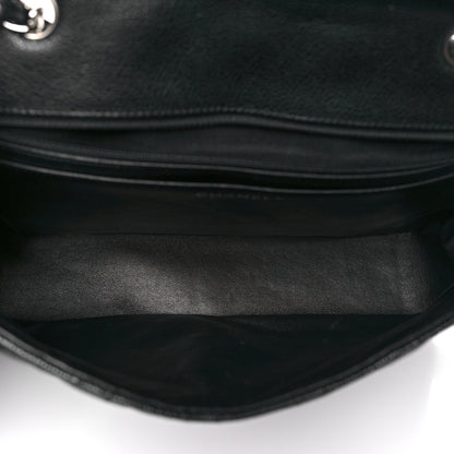 Caviar Quilted Jumbo Single Flap Black