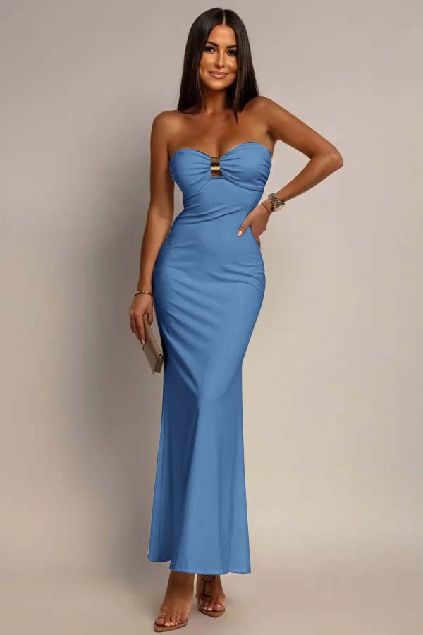 White Sleeveless Sweetheart Mermaid Long Prom Dress