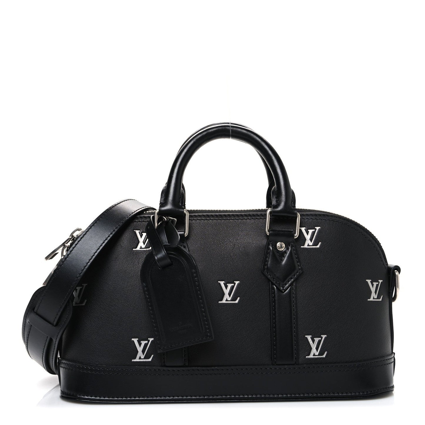 Blason Calfskin Monogram East West Alma Black