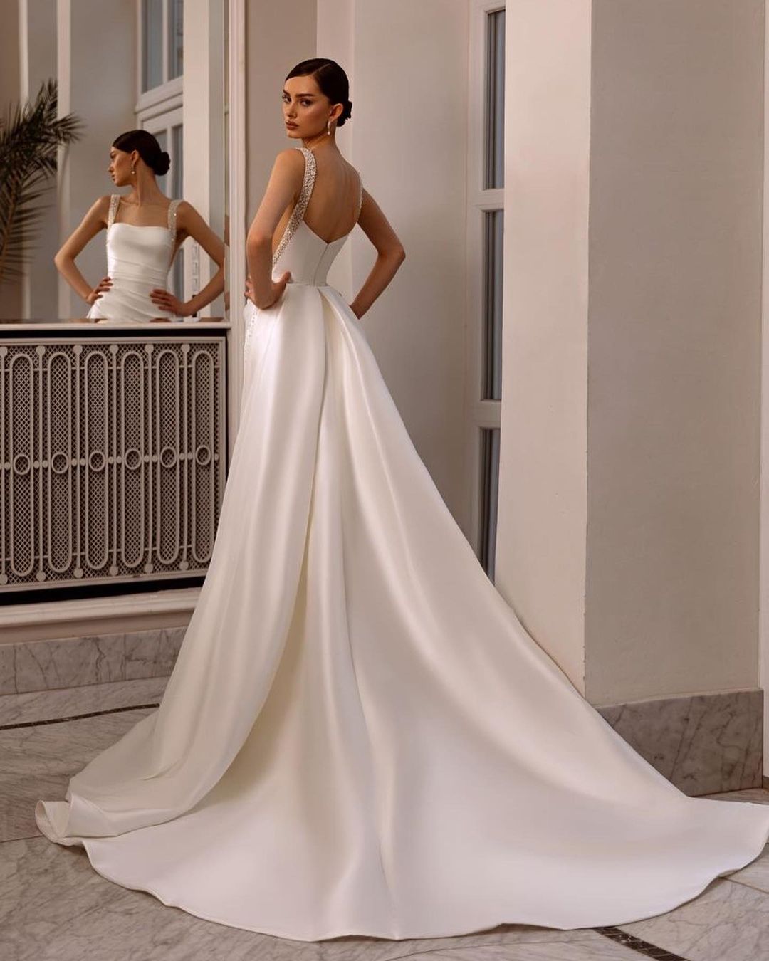 Charming White Sleeveless Prom Dress With Beading