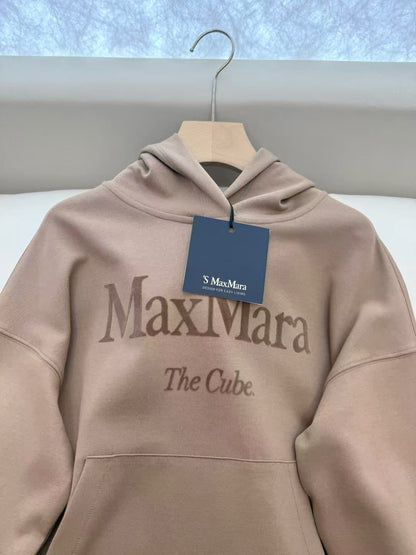 Maxmara Felpa Hoodie Sweatshirt and Pants Set Cotton