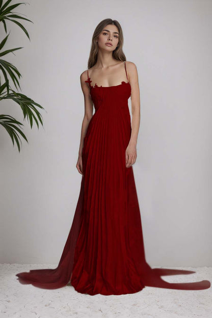 Fashion Chic Spaghetti Straps Prom Dress