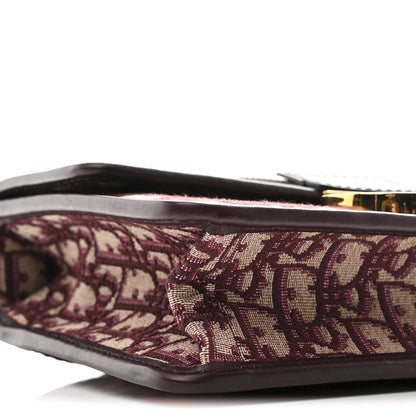 Oblique 30 Montaigne Flap Bag Burgundy