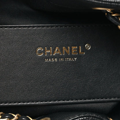 Caviar Quilted Small Chanel 25 Handbag Black
