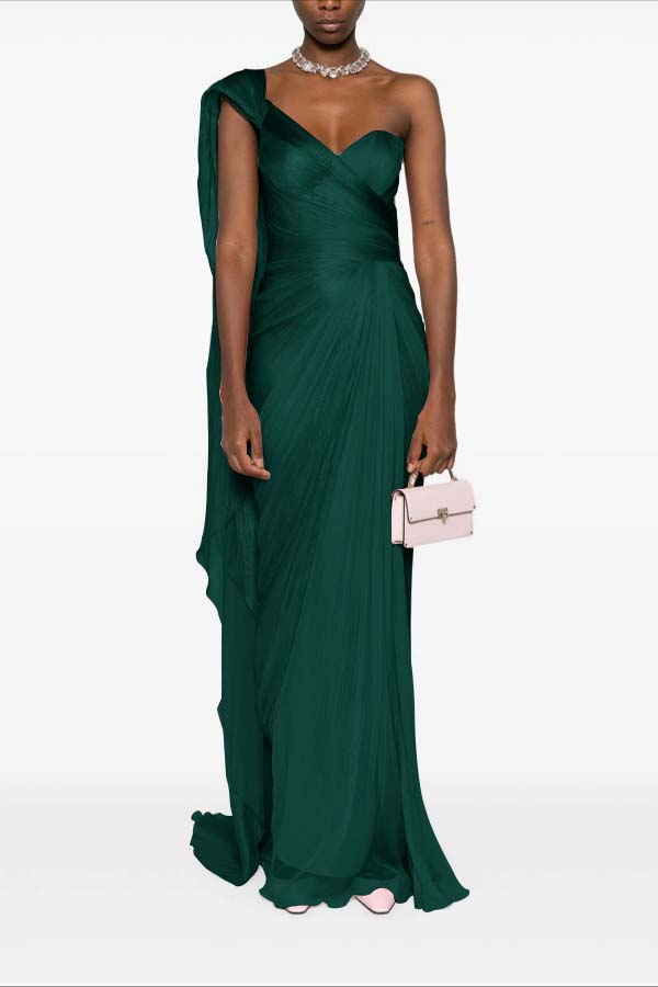 Elegant Sleeveless Strapless Tulle Sweetheart Long Prom Dress