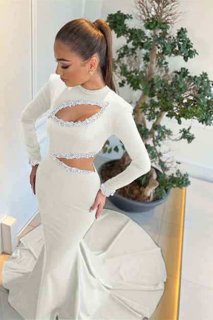 Amazing Black Mermaid Evening Dress With Appliques For Party