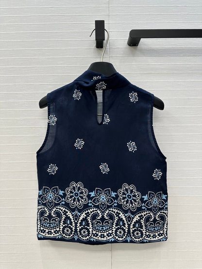 MIUMIU SLEEVELESS TOP AND SKIRT SET 264444