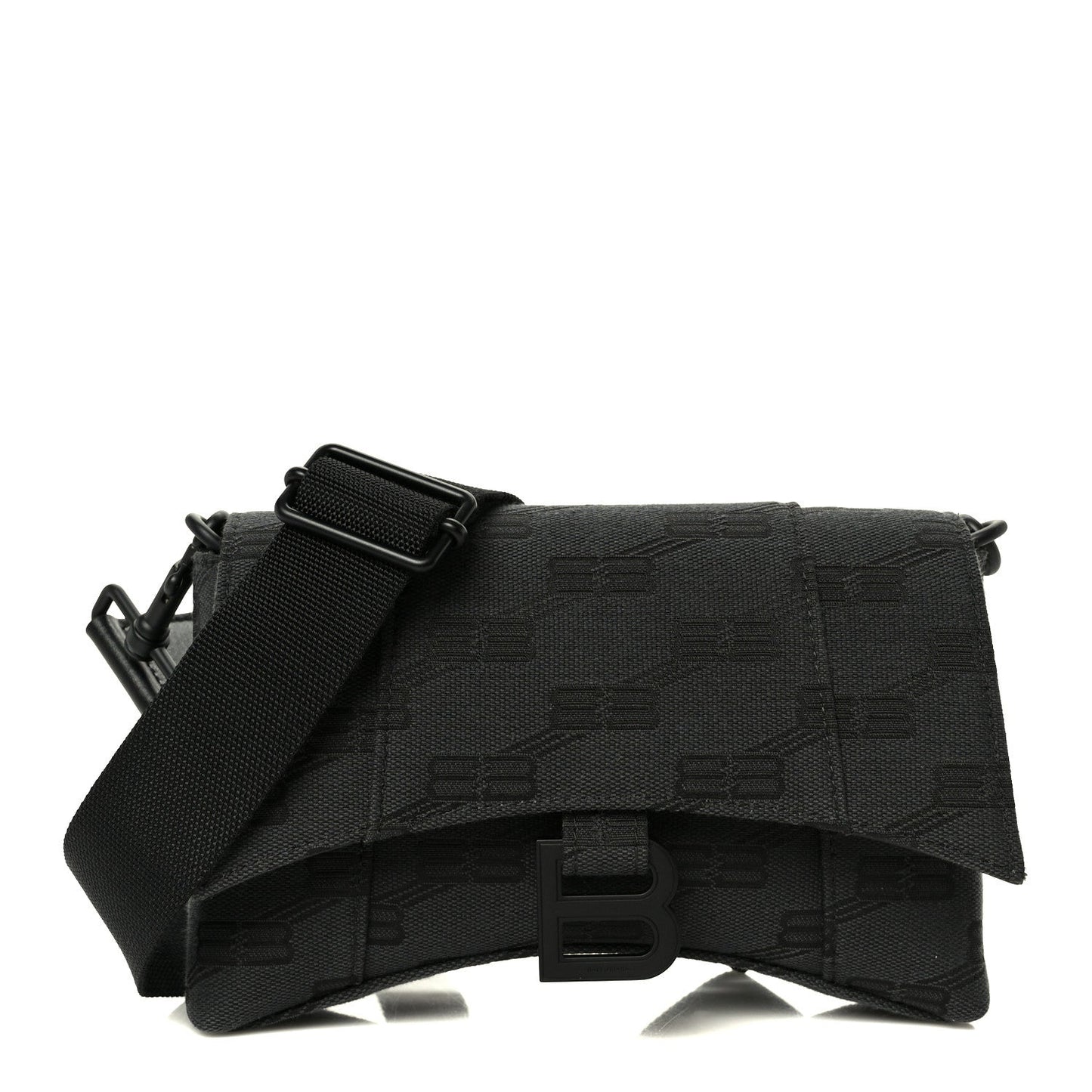 BB Jacquard Monogram  XSS Downtown Shoulder Bag Black