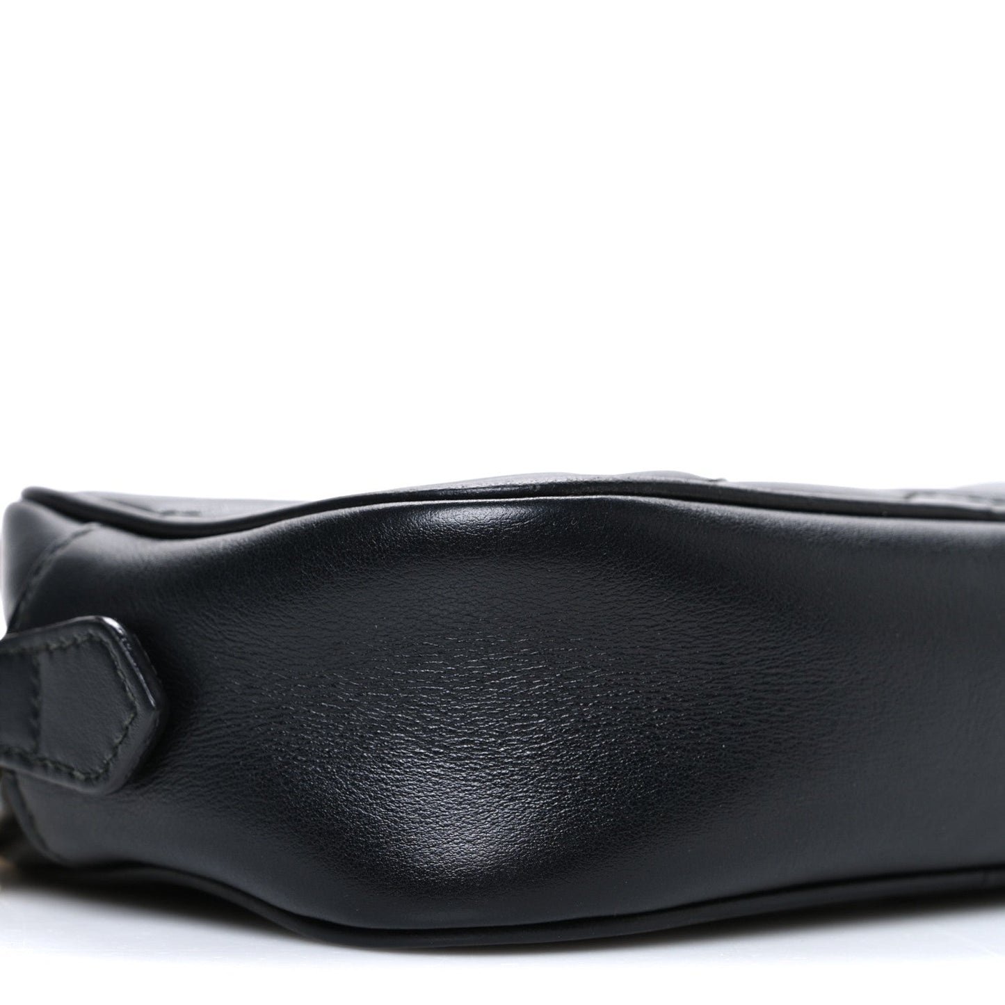 Calfskin Matelasse Mini GG Marmont Chain Shoulder Bag Black