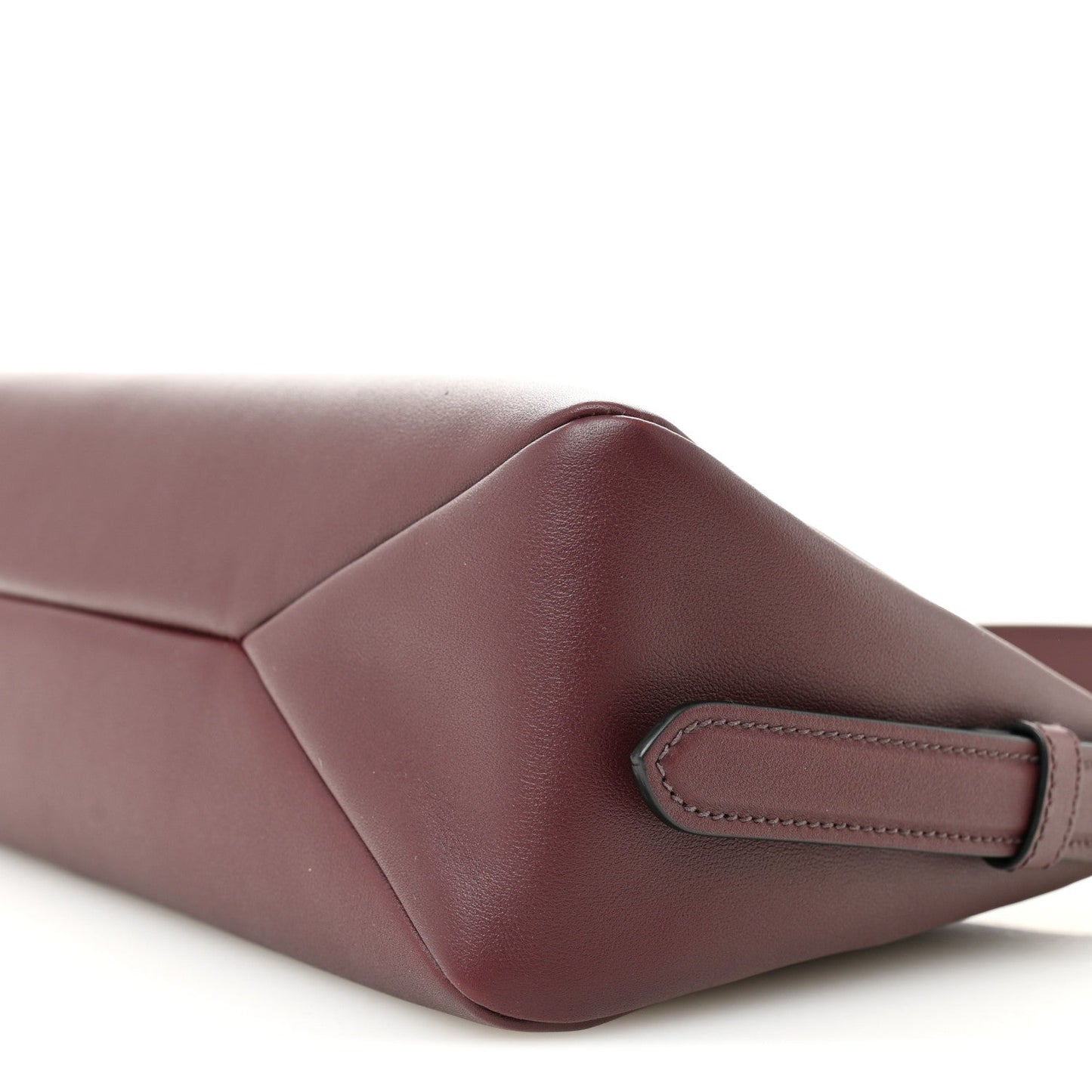 Soft Calfskin Medium Aimée Shoulder Bag Burgundy