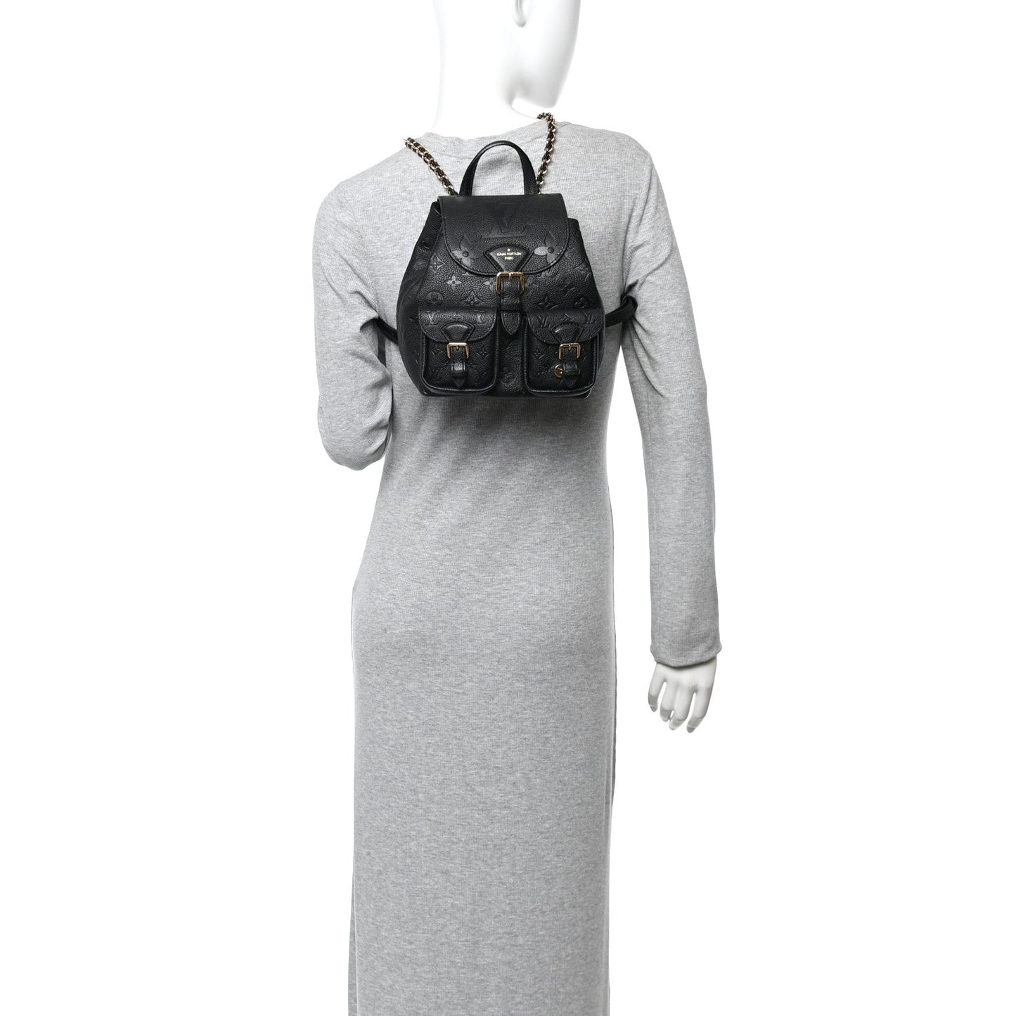 Empreinte Monogram Backup Backpack Black