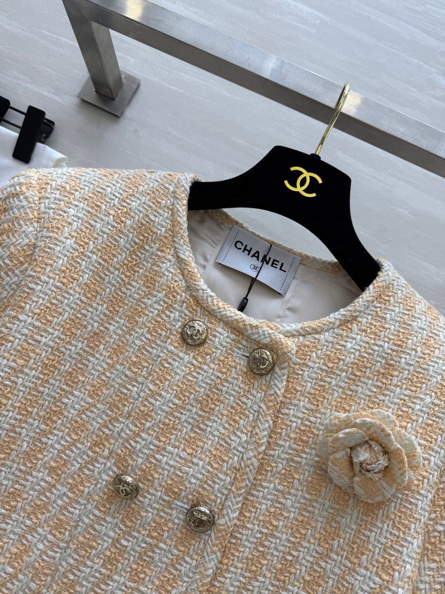 CC 25C Gentle Braided Jacket Orange Tweed