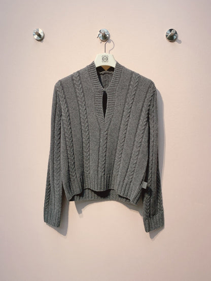 Loewe 2025 Sweater Gray and Brown Wool 315946