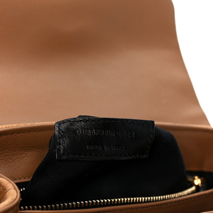Suede Toy Loulou Shoulder Bag Cinnamon