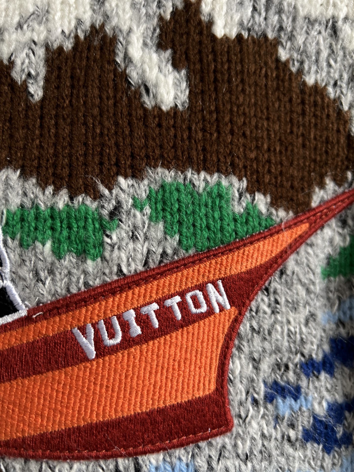 LV Knit Sweater Sailboat 494192