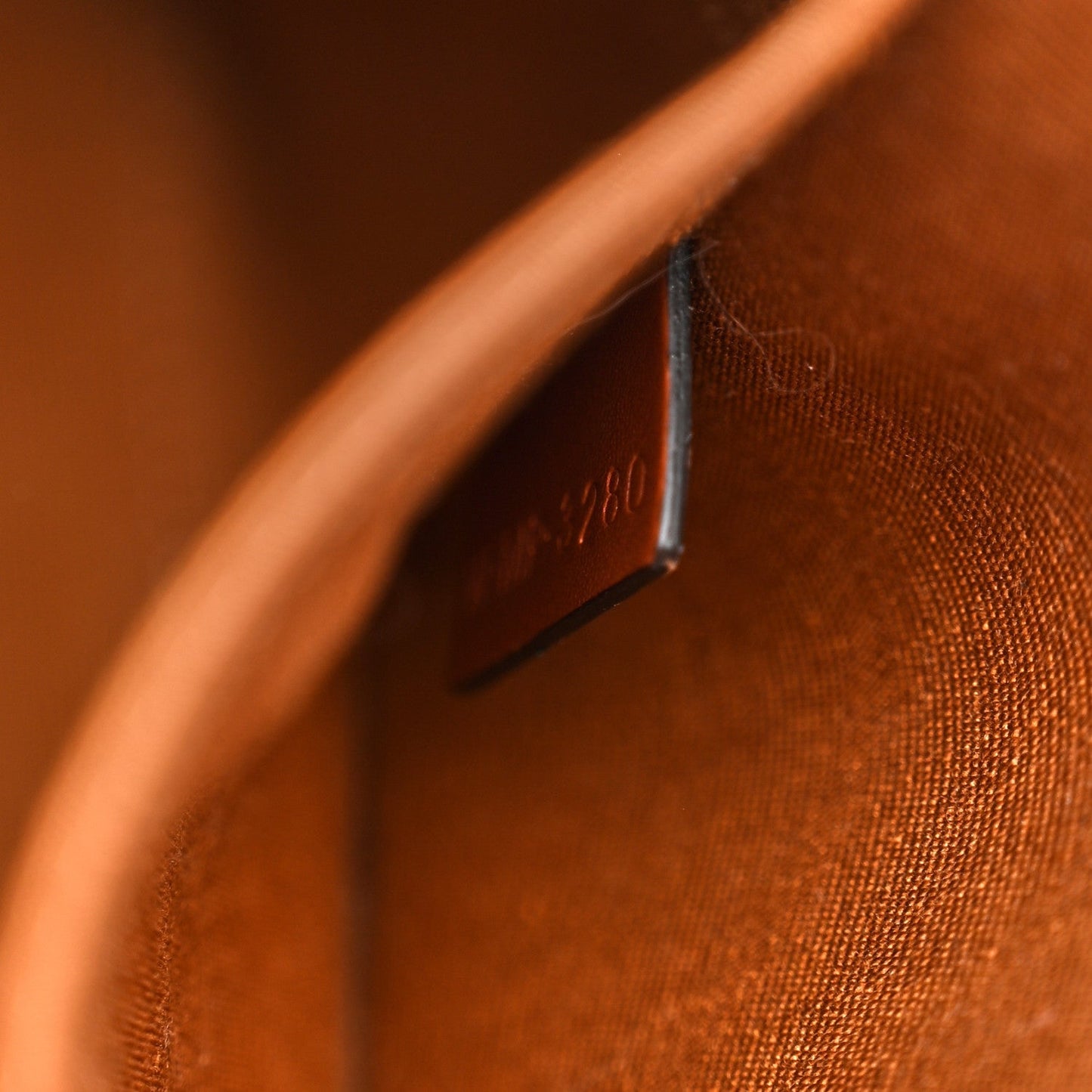Triomphe Canvas Calfskin Cabas De France Handbag Tan
