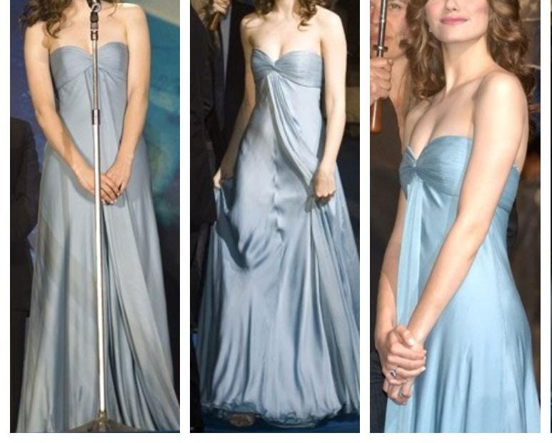Elegant Blue Sweetheart Neck A-Line Long Party Dress Evening Gown, D276
