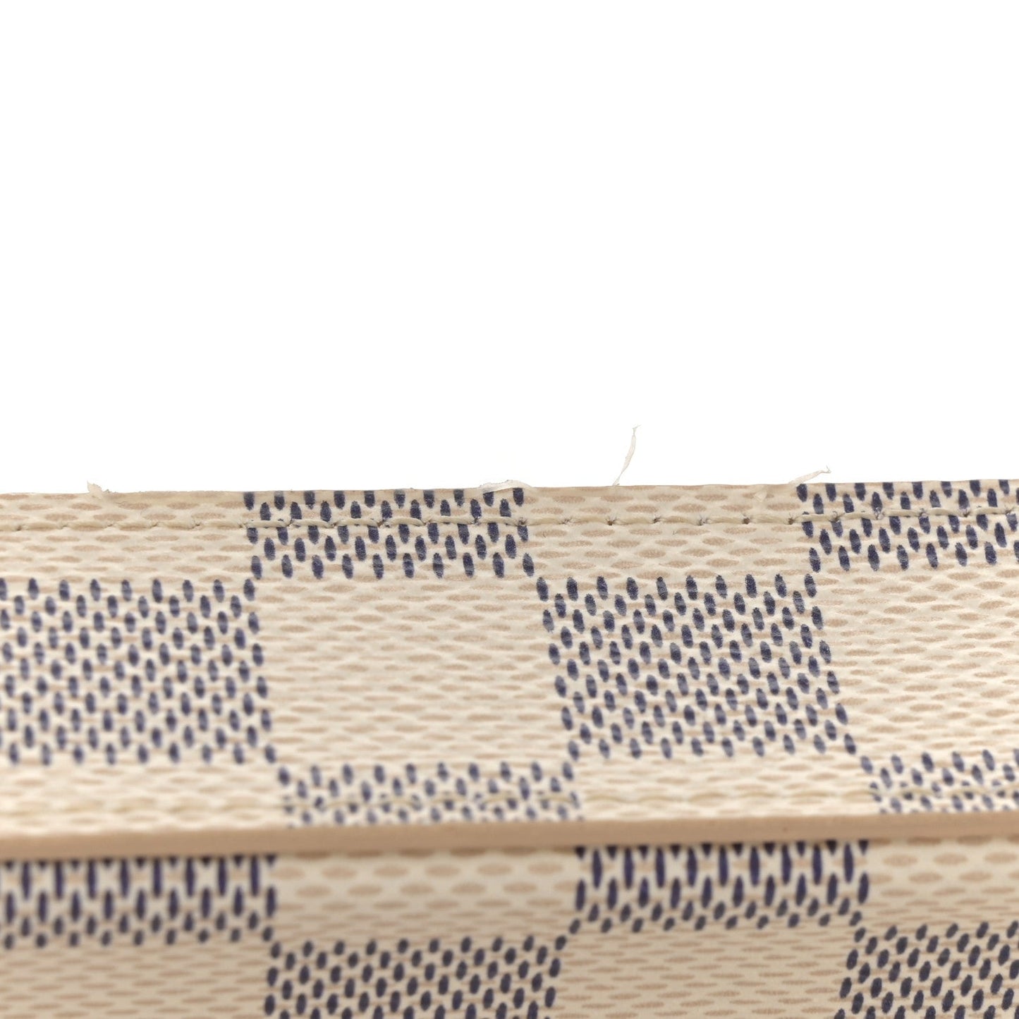 Damier Azur Pochette Felicie Chain Wallet Rose Ballerine
