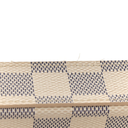 Damier Azur Pochette Felicie Chain Wallet Rose Ballerine