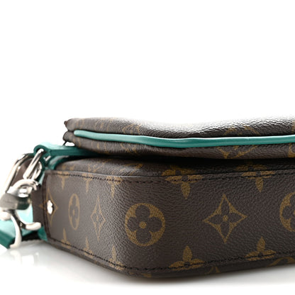 Monogram Macassar Trio Messenger Borneo Green