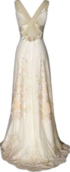 Elegant Ivory Cross Back Sheath Long Party Dress Formal Evening Gown, D447