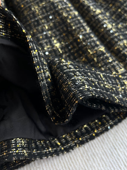 CC 25 Set Tweed Black Polyester Wool 289987