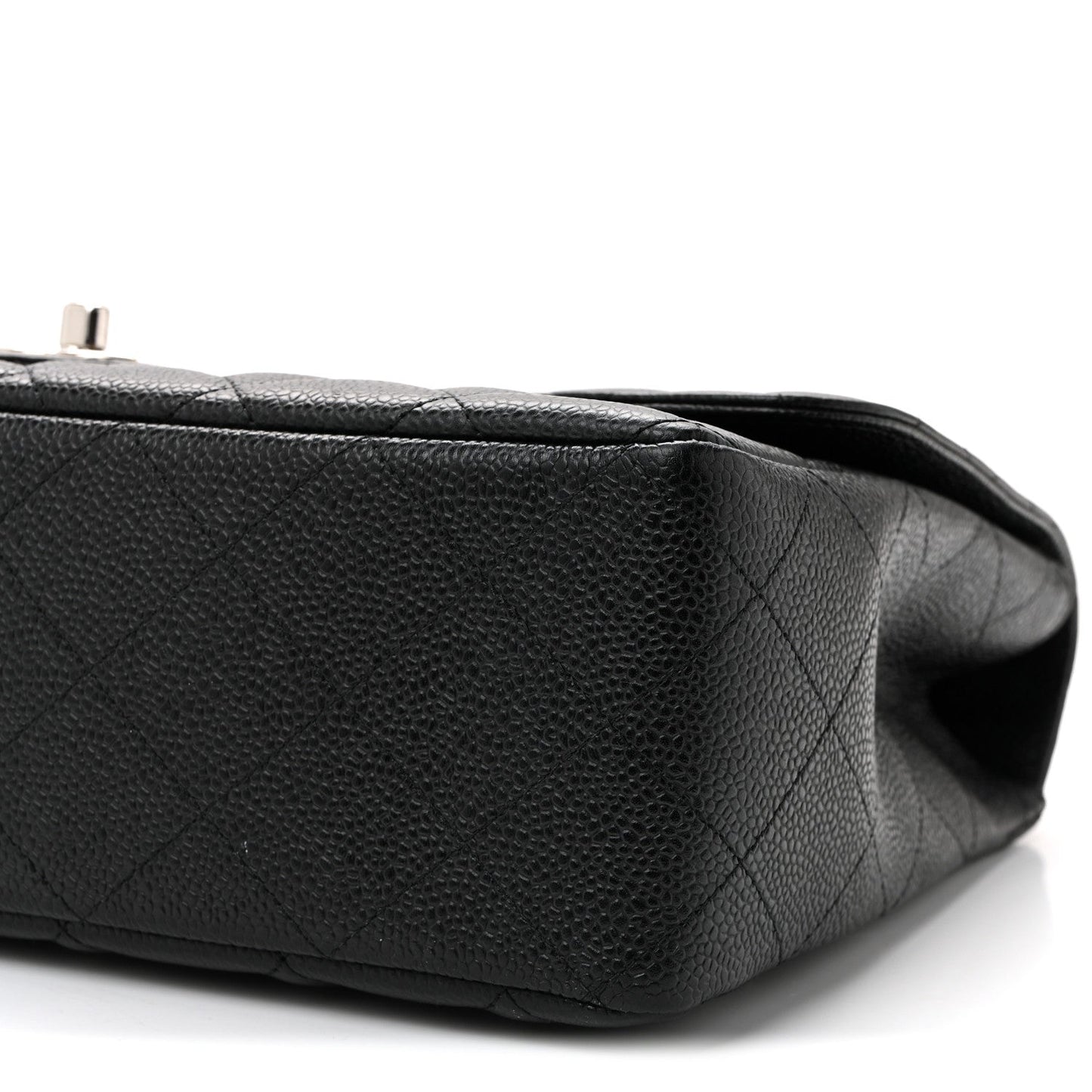 Caviar Quilted Jumbo Single Flap Black
