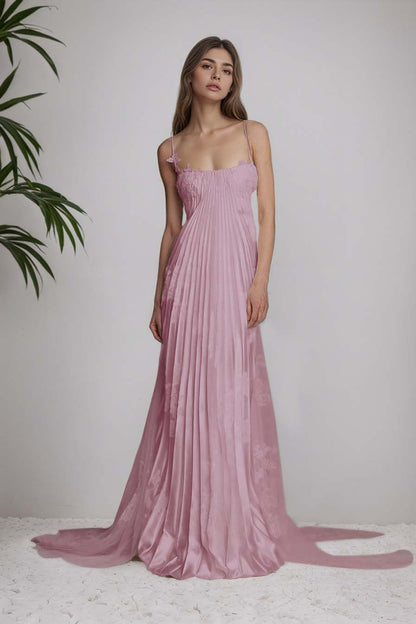 Fashion Chic Spaghetti Straps Prom Dress