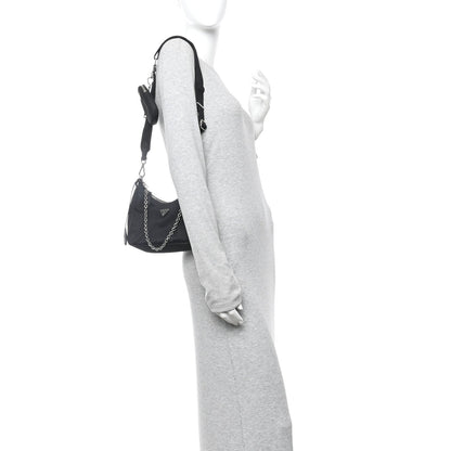 Nylon Re-Edition 2005 Shoulder Bag Black