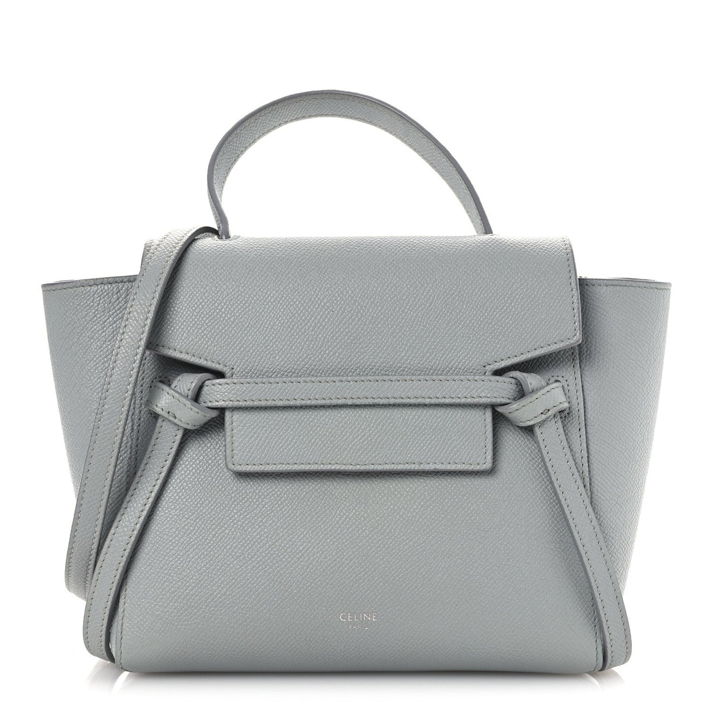 Grained Calfskin Nano Belt Bag Mineral