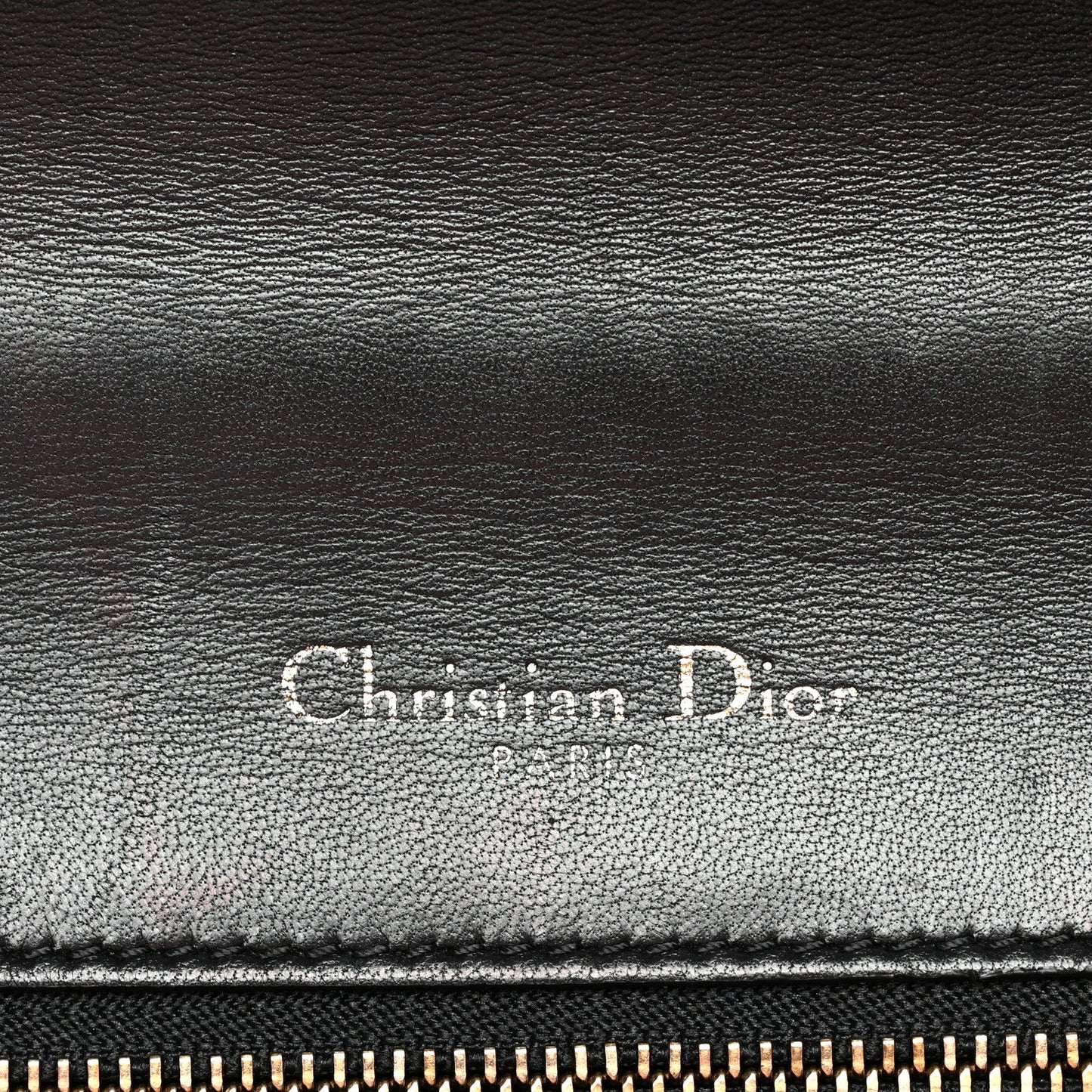 Lambskin Studded Medium Diorama Flap Bag Black