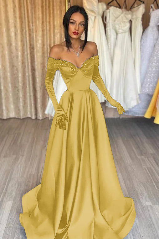 Black Sweetheart Evening Dress A Line With Appliques