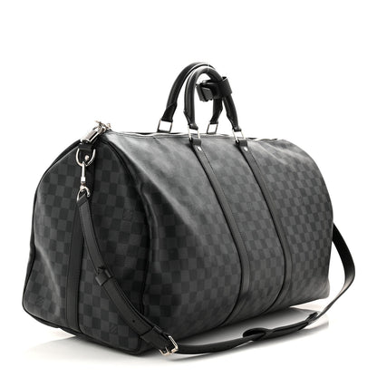Damier Graphite Keepall Bandouliere 55